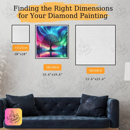 Artdiystudio Northern Lights Dreamscape Diy Diamond Painting Kit Create Your Own Fantasy Art 2