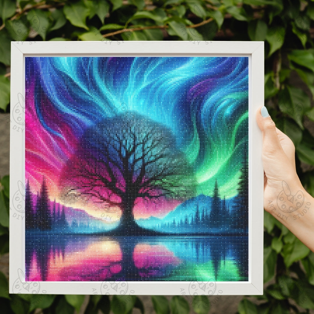 Artdiystudio Northern Lights Dreamscape Diy Diamond Painting Kit Create Your Own Fantasy Art 3