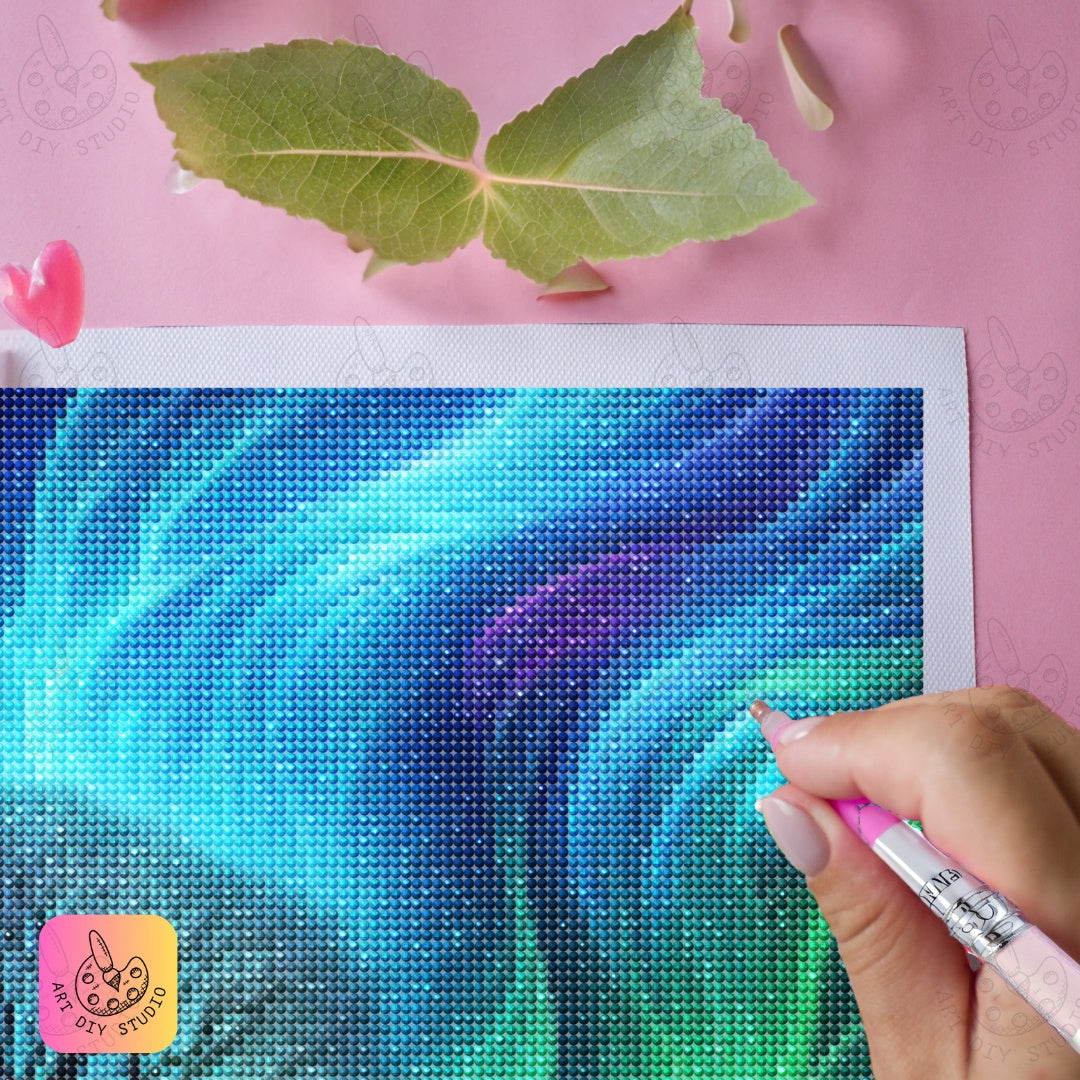 Artdiystudio Northern Lights Dreamscape Diy Diamond Painting Kit Create Your Own Fantasy Art 6