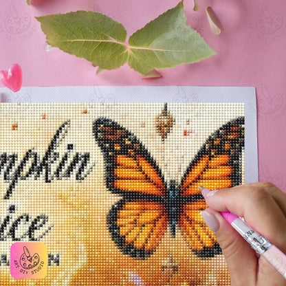 Artdiystudio Pumpkin Spice Whimsy Diy Diamond Painting Kit Embrace The Fall Vibes 5