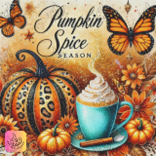 Artdiystudio Pumpkin Spice Whimsy Diy Diamond Painting Kit Embrace The Fall Vibes 7