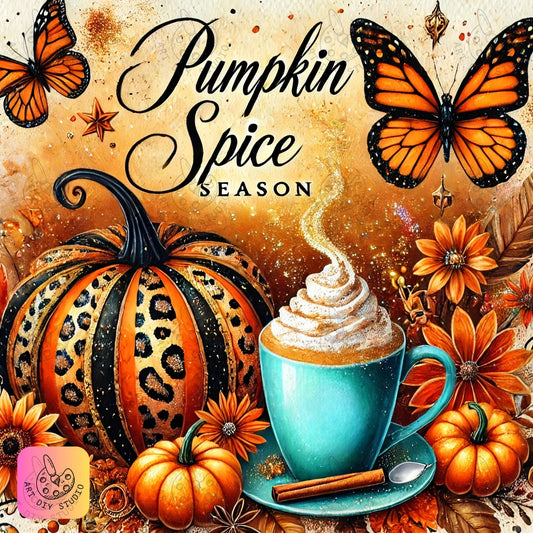 Artdiystudio Pumpkin Spice Whimsy Diy Diamond Painting Kit Embrace The Fall Vibes 8