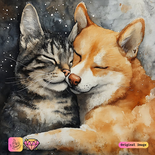 Artdiystudio Purrfect Paws Diy Diamond Painting Kit A Cozy Craft For Pet Lovers 6