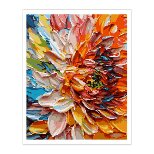 Artdiystudio Radiant Bloom Paint By Numbers Kit A Bold Floral Expression 4