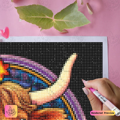 Artdiystudio Radiant Highland Glory Diy Diamond Painting Kit A Bold And Vibrant Art Piece 4