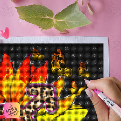 Artdiystudio Radiant Pride Blossom Diy Diamond Painting Kit Celebrate Diversity 5