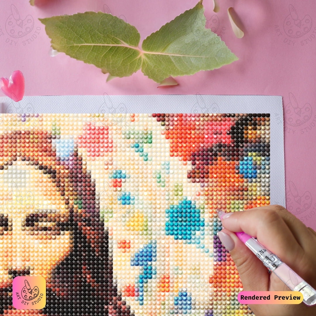 Artdiystudio Radiant Savior Bloom Diy Diamond Painting Kit A Celebration Of Colorful Grace 4