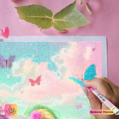 Artdiystudio Rainbow Unicorn Enchantment Diy Diamond Painting Kit A Magical Masterpiece 4