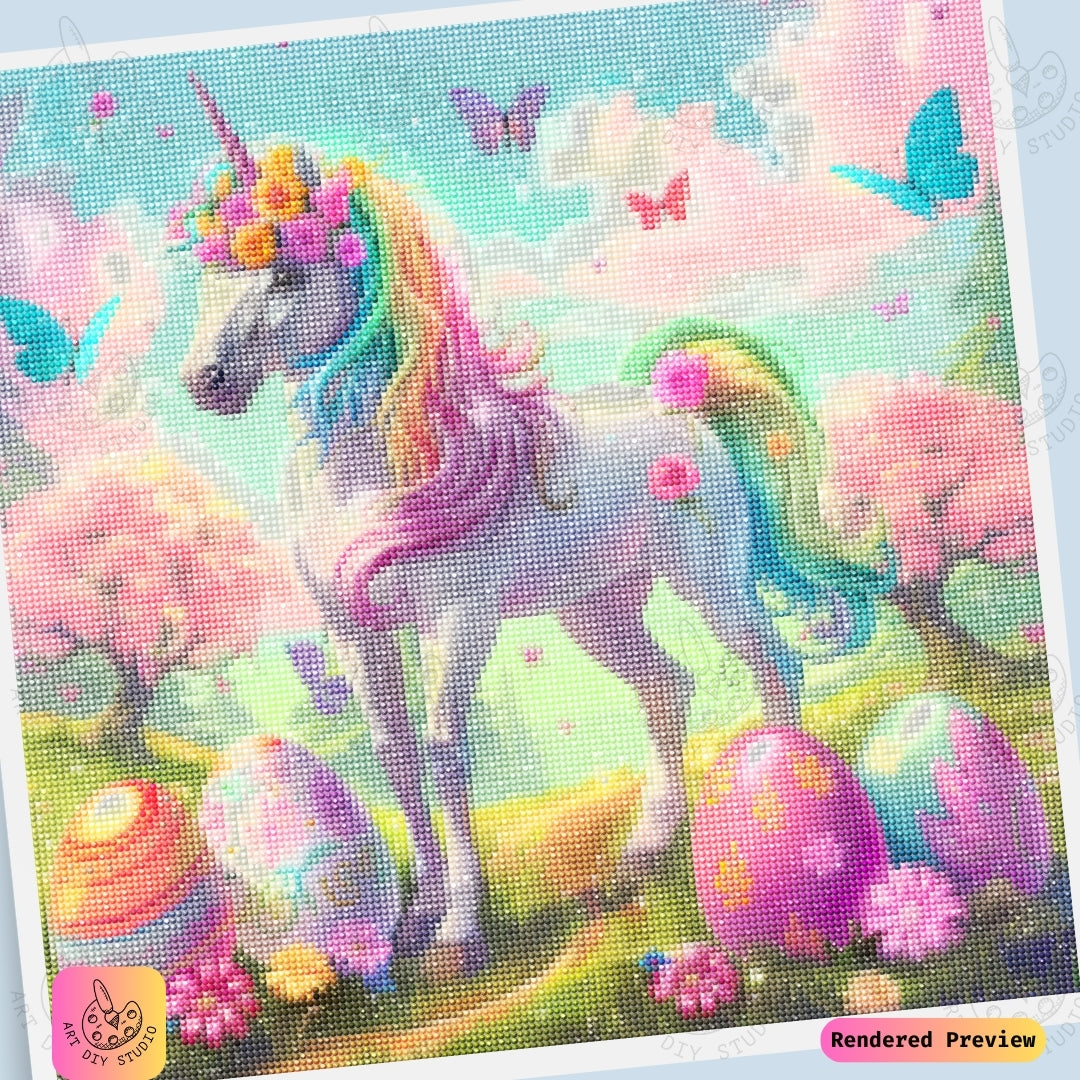 Artdiystudio Rainbow Unicorn Enchantment Diy Diamond Painting Kit A Magical Masterpiece 6
