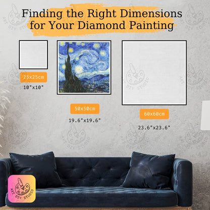 Artdiystudio Recreate Van Goghs Masterpiece With Starry Night Serenity Diy Kit 2