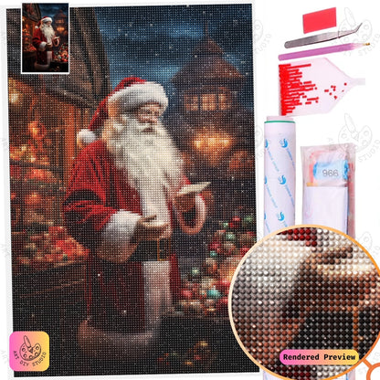 Artdiystudio Santas Christmas Cheer Diy Diamond Painting Kit A Heartwarming Holiday Tradition 2
