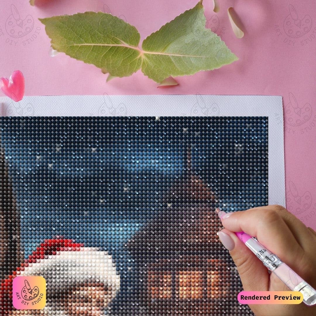 Artdiystudio Santas Christmas Cheer Diy Diamond Painting Kit A Heartwarming Holiday Tradition 3