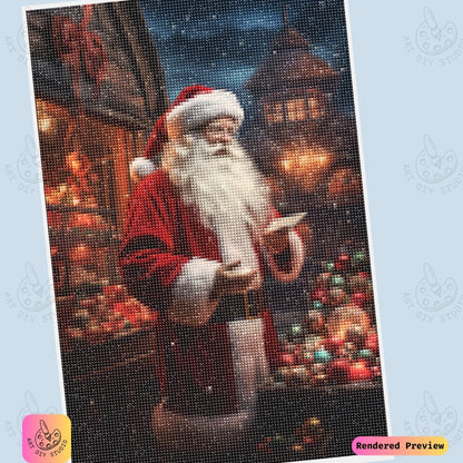 Artdiystudio Santas Christmas Cheer Diy Diamond Painting Kit A Heartwarming Holiday Tradition