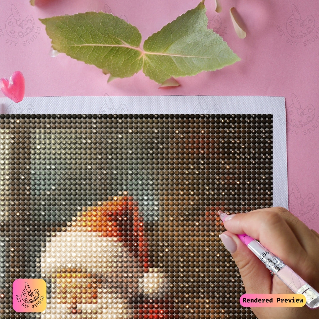 Artdiystudio Santas Christmas Chess Diy Diamond Painting Kit A Festive Holiday Game 3