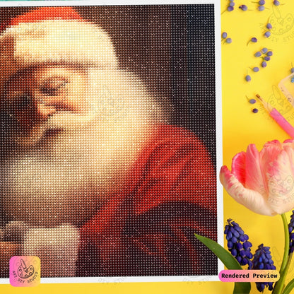 Artdiystudio Santas Cozy Christmas Diy Diamond Painting Kit A Heartwarming Holiday Scene 4