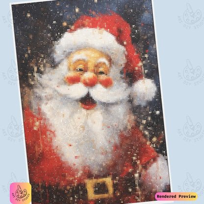 Artdiystudio Santas Joyful Sparkle Diy Diamond Painting Kit Bring Festive Cheer To Life