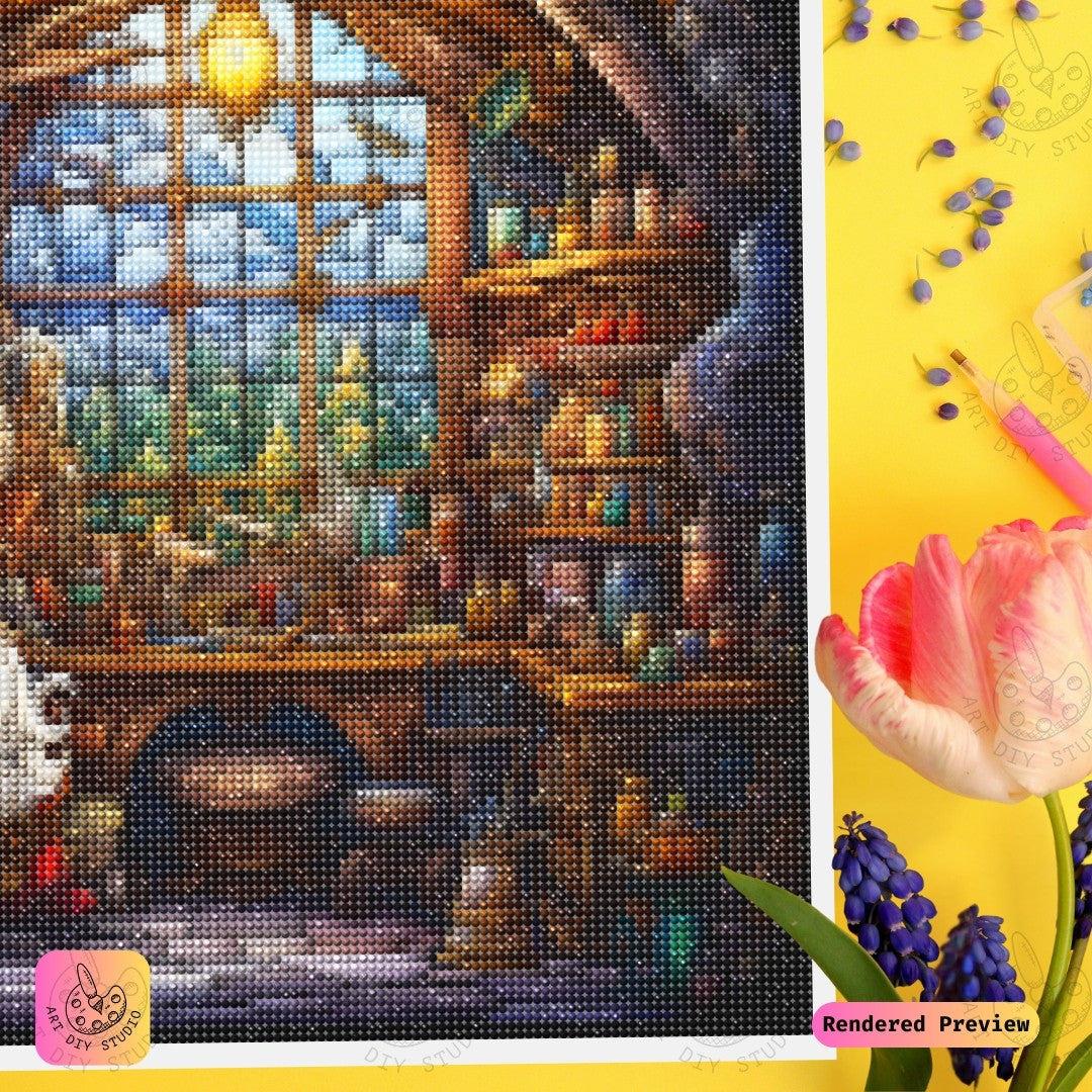 Artdiystudio Santas Secret Workshop Diy Diamond Painting Kit A Festive Crafting Journey 4