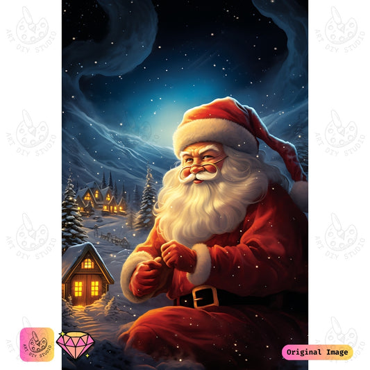 Artdiystudio Santas Winter Quest Diy Diamond Painting Kit A Magical Holiday Adventure 6