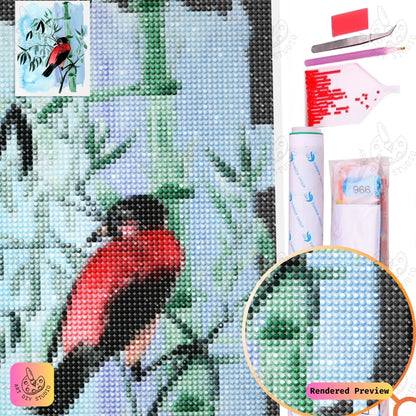 Artdiystudio Serene Songbird Diy Diamond Painting Kit A Tranquil Nature Escape 2