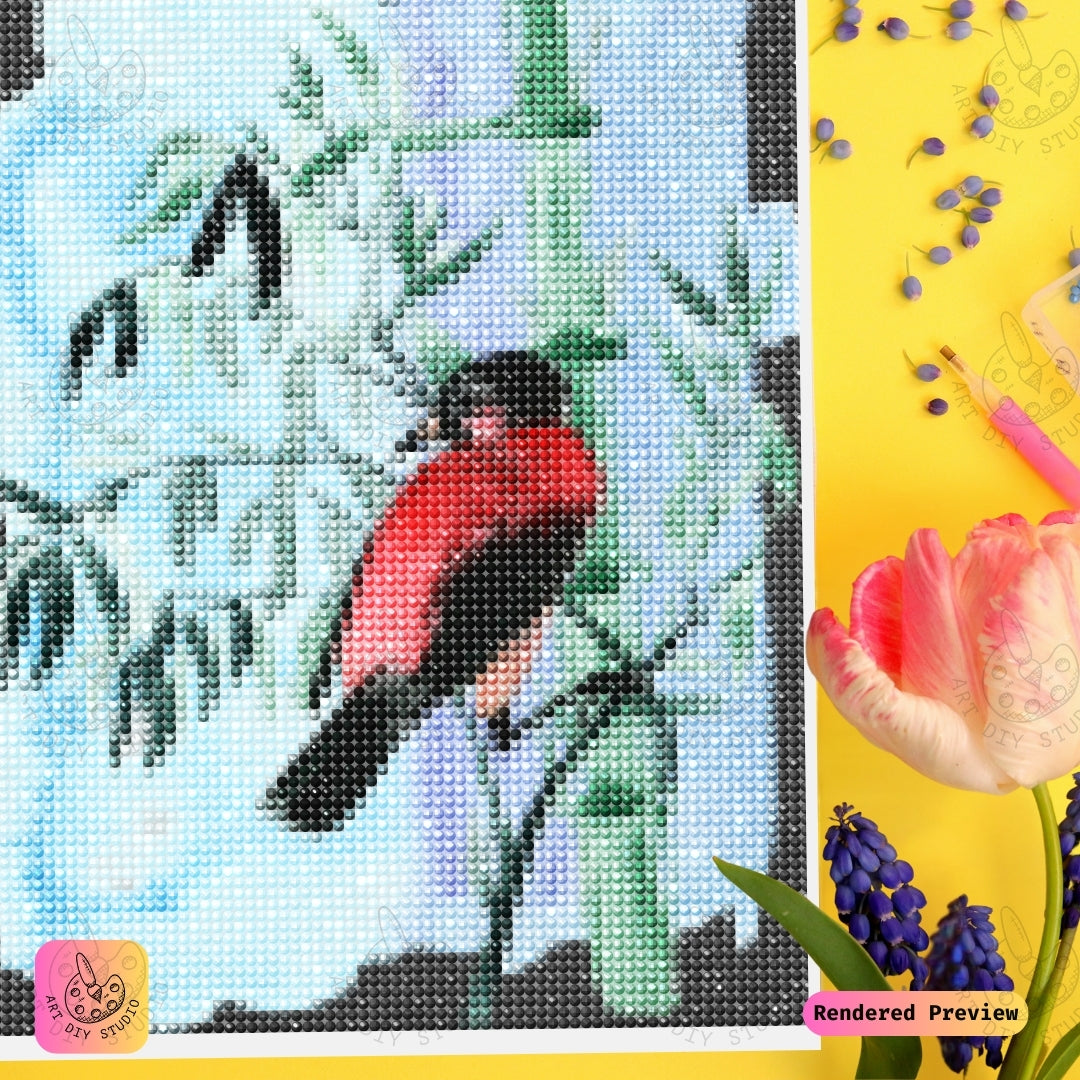 Artdiystudio Serene Songbird Diy Diamond Painting Kit A Tranquil Nature Escape 4