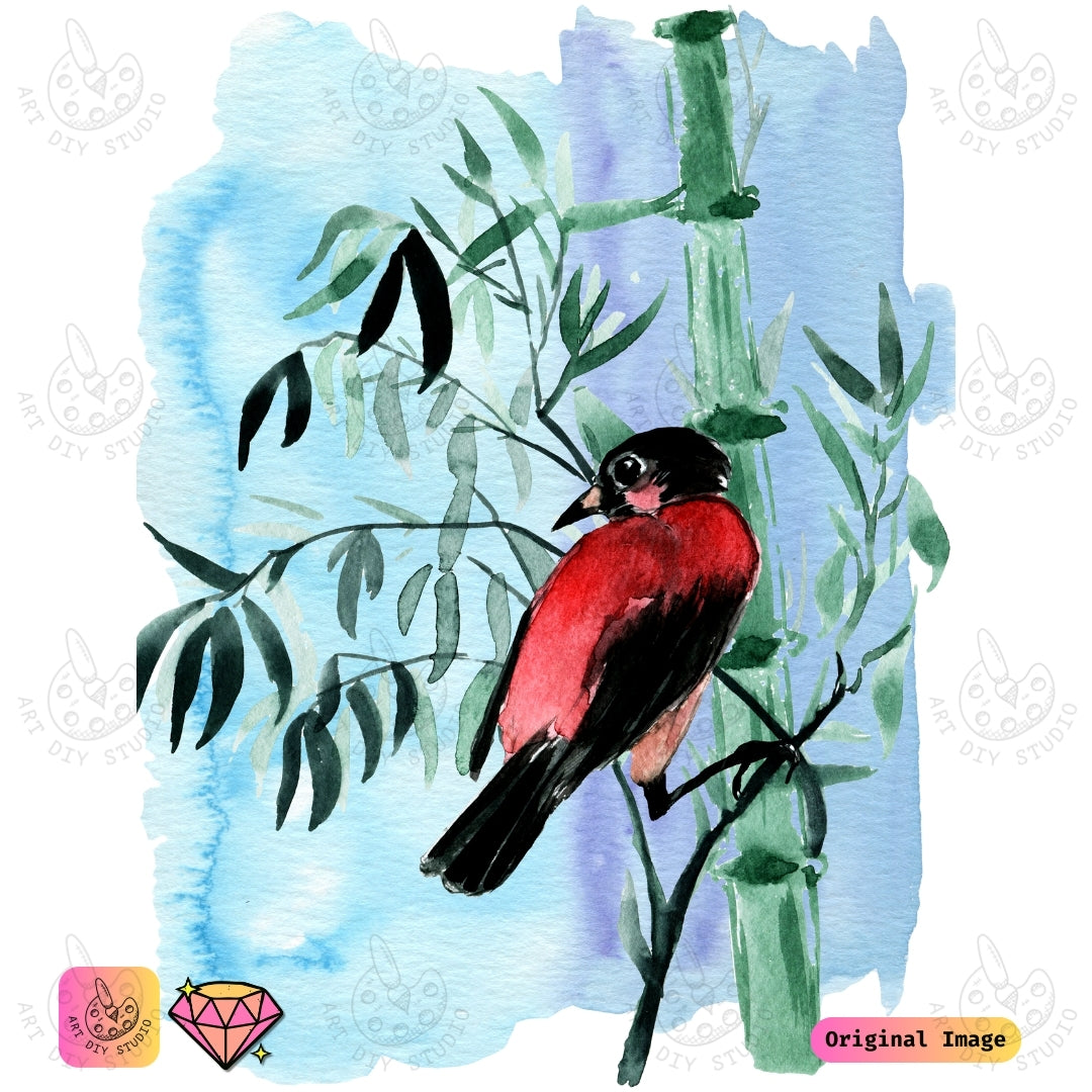 Artdiystudio Serene Songbird Diy Diamond Painting Kit A Tranquil Nature Escape 6