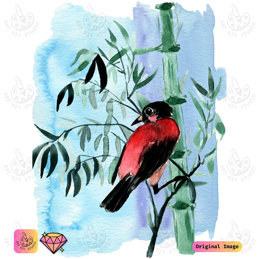 Artdiystudio Serene Songbird Diy Diamond Painting Kit A Tranquil Nature Escape 6