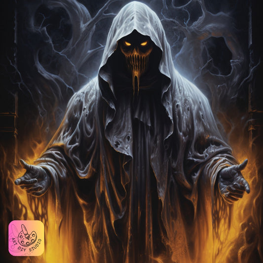 Artdiystudio Shadow Reaper Embrace Diy Diamond Painting Kit Embrace The Darkness 8