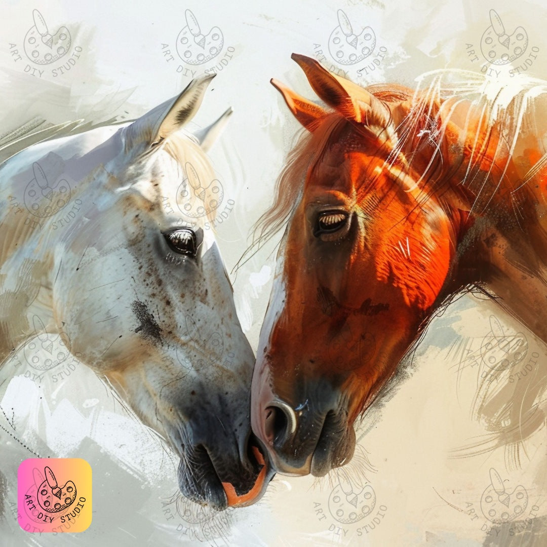 Artdiystudio Soulful Bond Diy Diamond Painting Kit Express The Beauty Of Connection 8