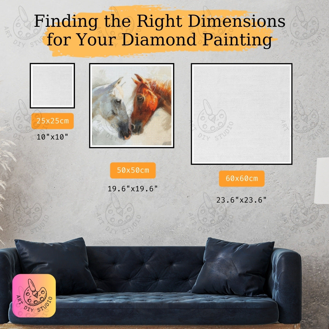 Artdiystudio Soulful Bond Diy Diamond Painting Kit Express The Beauty Of Connection