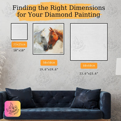 Artdiystudio Soulful Bond Diy Diamond Painting Kit Express The Beauty Of Connection