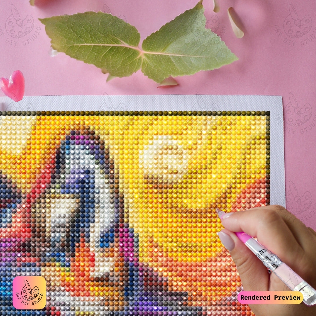 Artdiystudio Spectrum Wolf Harmony Diy Diamond Painting Kit A Flowing Masterpiece Of Color 4