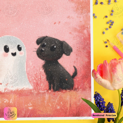 Artdiystudio Spooky Pals Diy Diamond Painting Kit A Fun Whimsical Craft 4