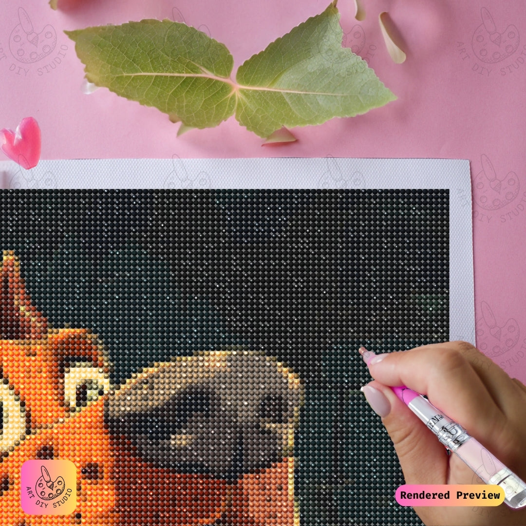 Artdiystudio Spooky Spotted Hound Diy Diamond Painting Kit A Bold Eerie Art Craft 3