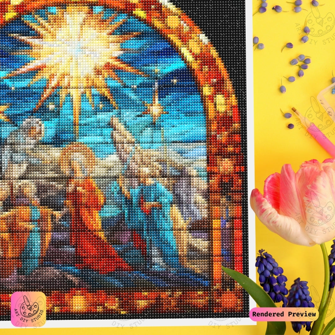 Artdiystudio Star Of Bethlehem Glory Diy Diamond Painting Kit Radiate The Joy Of Christmas 3