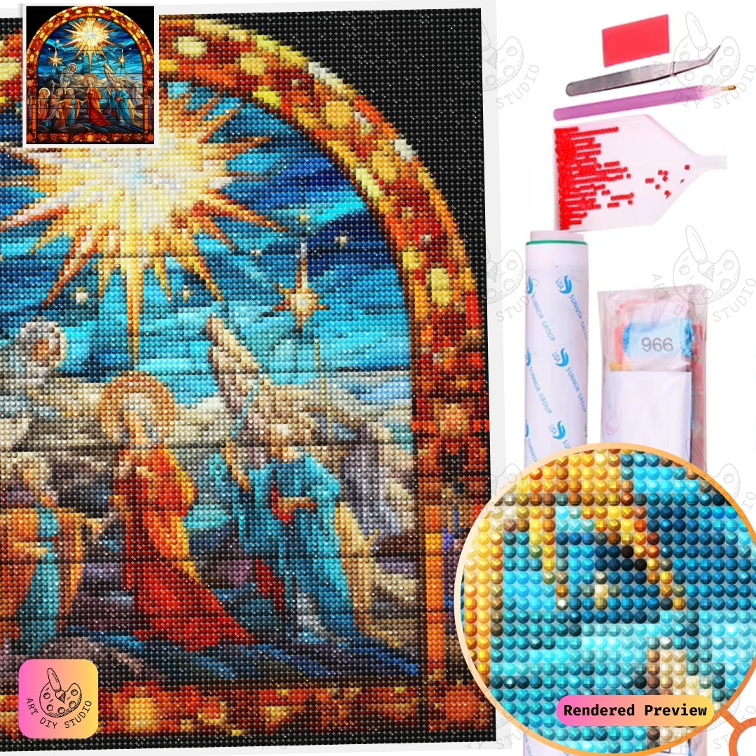 Artdiystudio Star Of Bethlehem Glory Diy Diamond Painting Kit Radiate The Joy Of Christmas 5