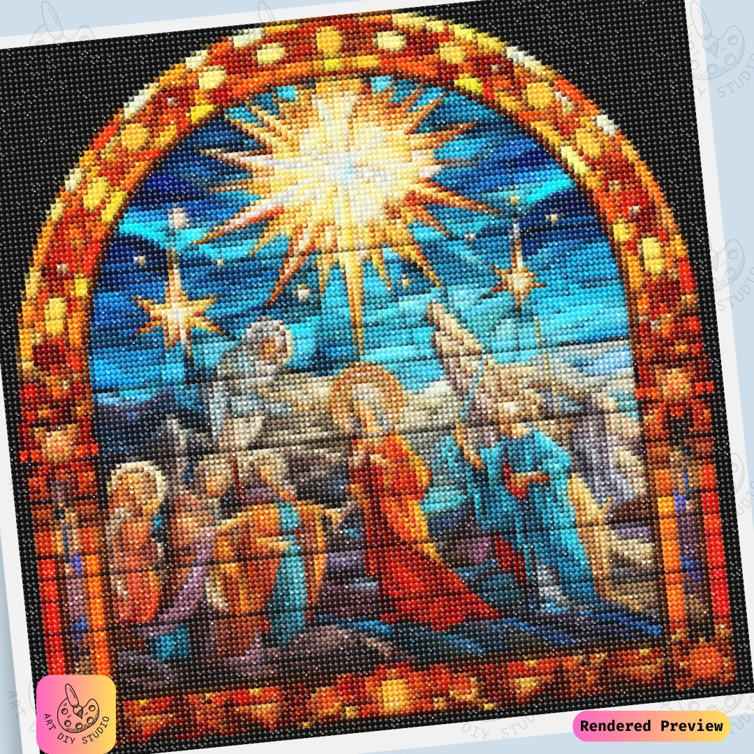 Artdiystudio Star Of Bethlehem Glory Diy Diamond Painting Kit Radiate The Joy Of Christmas 6