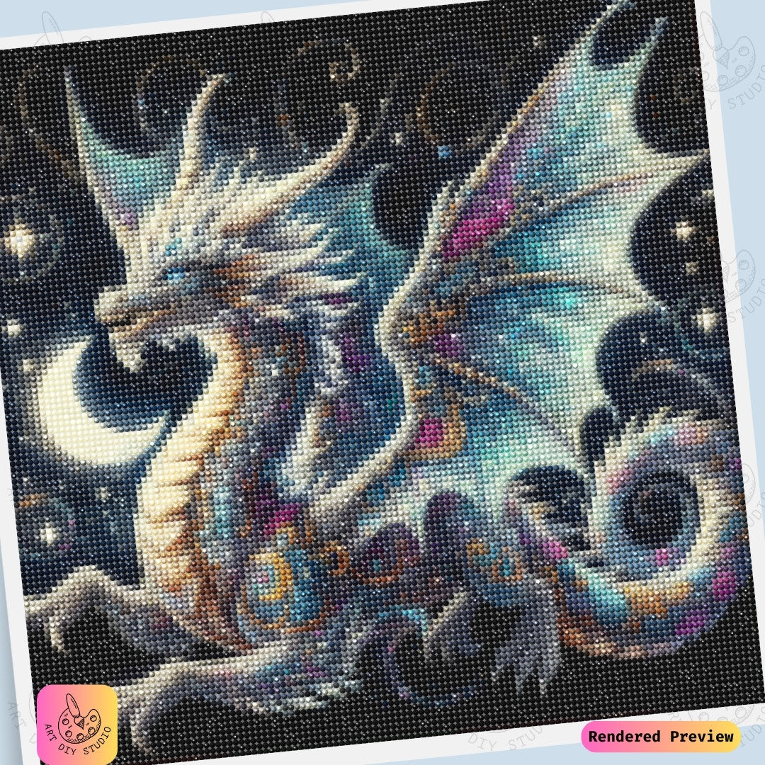Artdiystudio Starlight Dragon Radiance Diy Diamond Painting Kit A Celestial Masterpiece 6