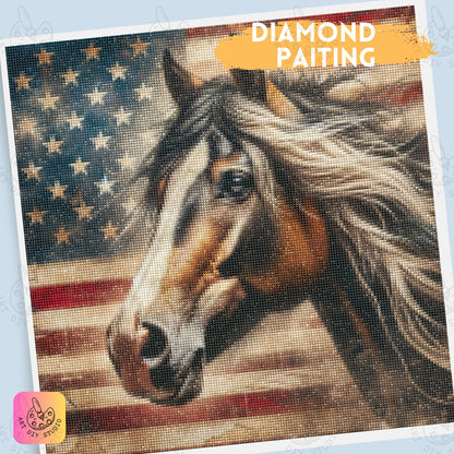Artdiystudio Stars And Steeds Diamond Painting Kit Celebrate American Pride Product Image 4