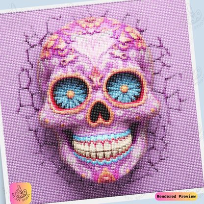Artdiystudio Sugar Skull Splendor Diy Diamond Painting Kit A Bold Celebration Of Art 6