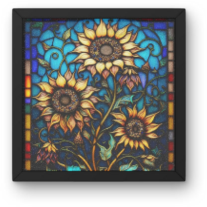 Artdiystudio Sunlit Stained Glass Garden Diy Diamond Painting Kit A Timeless Floral Masterpiece 3
