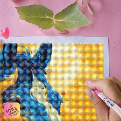 Artdiystudio Sunset Stallion Blaze A Colorful And Expressive Diy Diamond Painting Experience 5