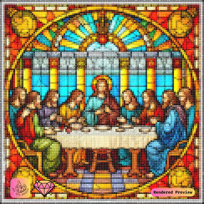 Artdiystudio The Last Supper Light Diy Diamond Painting Kit A Timeless Tribute To Faith 2