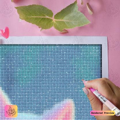 Artdiystudio Tranquil Fox Serenity Diy Diamond Painting Kit A Peaceful Dreamscape 4