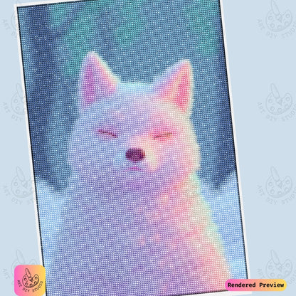 Artdiystudio Tranquil Fox Serenity Diy Diamond Painting Kit A Peaceful Dreamscape 6