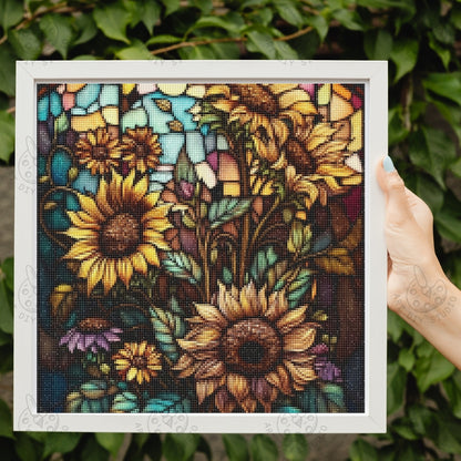 Artdiystudio Tranquil Sunflower Meadow Diy Diamond Painting Kit A Peaceful Escape 2