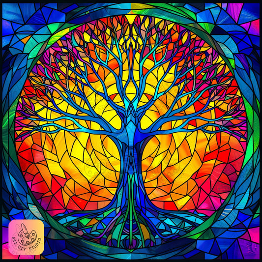 Artdiystudio Tree Of Life Radiance Diy Diamond Painting Kit Energize Your Space 8