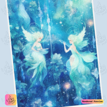 Artdiystudio Twilight Blossom Fairies Diy Diamond Painting Kit Dive Into A World Of Dreamy Enchantment 6