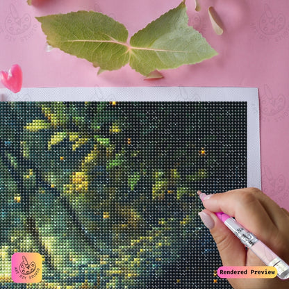 Artdiystudio Twilight Forest Guardian Diy Diamond Painting Kit A Magical Owl Adventure 4
