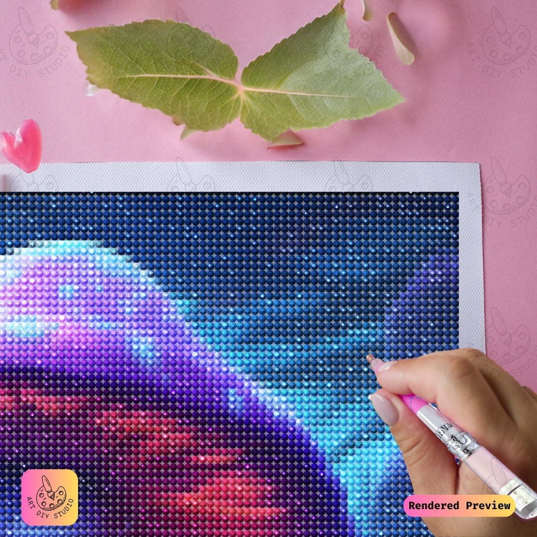 Artdiystudio Twilight Mushroom Manor Diy Diamond Painting Kit A Mystical Journey In Art 4