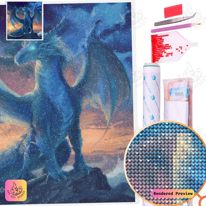 Artdiystudio Twilight Sky Guardian Diy Diamond Painting Kit A Majestic Vision In Art 5